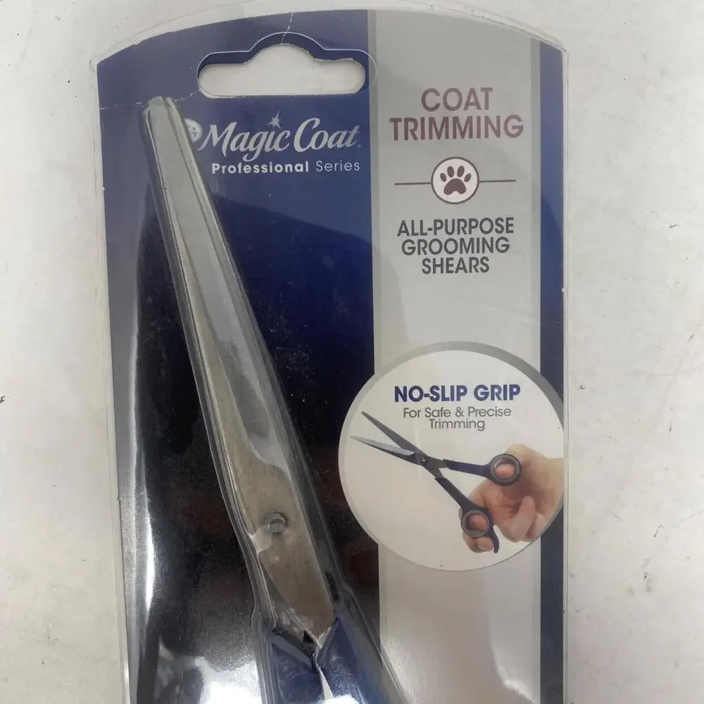 Magic Coat Trimming All Purpose Grooming Shears No Slip Grip Pet Grooming Dog